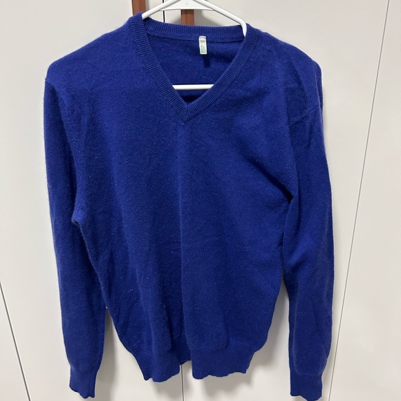 royal blue cashmere sweater - Picture 1 of 3